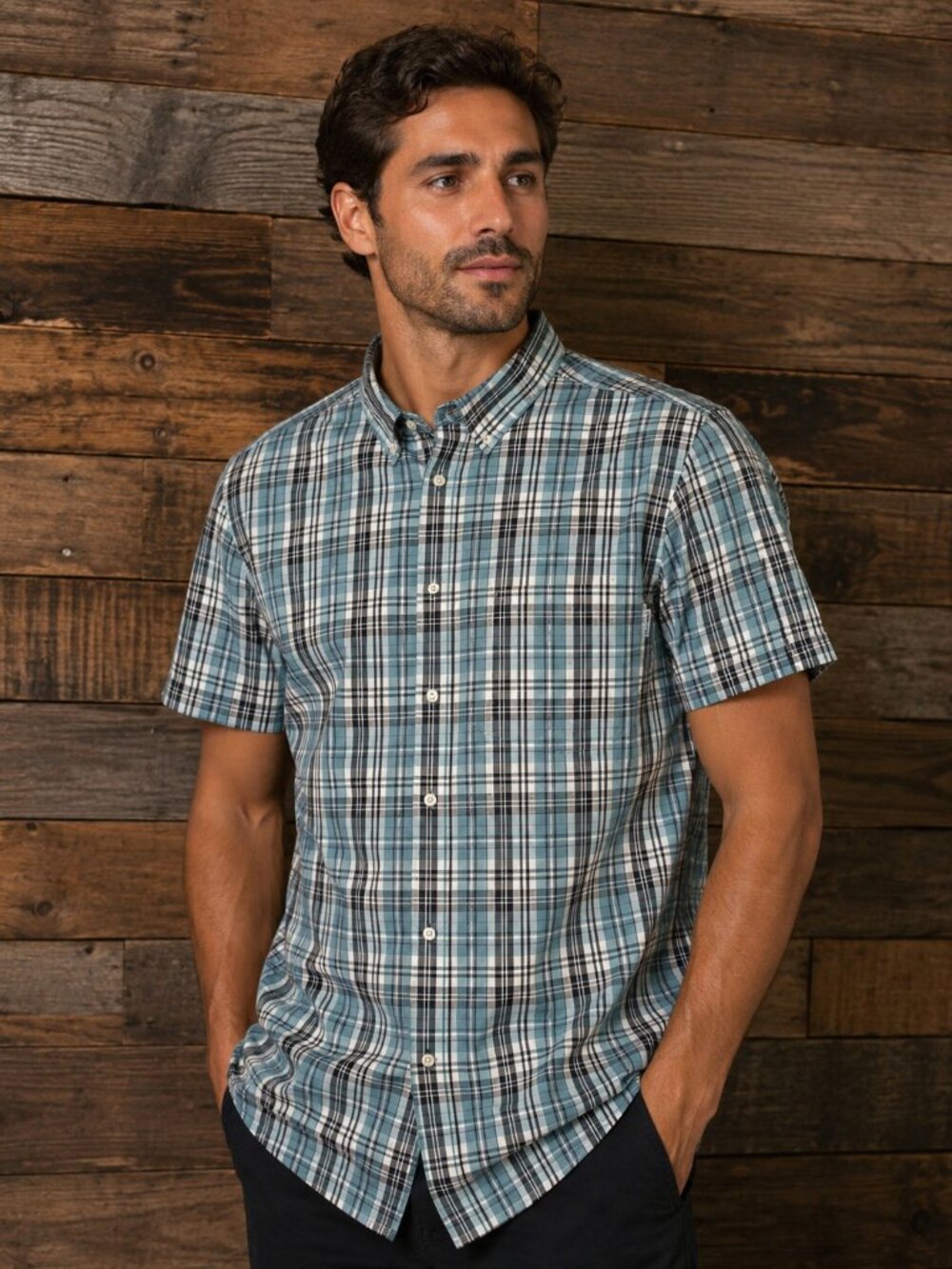 THE NORTH FACE MENS BUTTON DOWN-(XL)